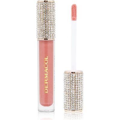 Dermacol Diamond Edition Peptide Lip Glaze гланц-грижа за устни с пептиди цвят 03 Honey Blush 2.5ml