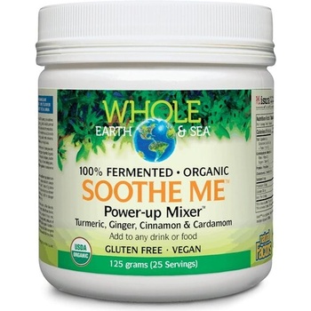 Natural Factors Whole earth and sea® Soothe Me Power-up Mixer(Куркума, джинджифил, канела, кардамон) 125 g прах | Natural Factors (35553 NF)
