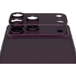 Panzer Стъклен протектор за камера PaznerGlass Hoops за iPhone 18 Pro Max, FENDER CLP, тъмно червен