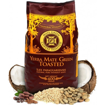 Maté Green Yerba Mate Coffee toasted pražené s kávovou příchutí 400 g