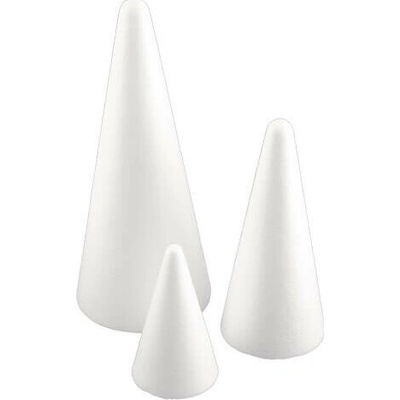 Sepas Kužel polystyrenový 150 mm bílá – Zboží Mobilmania