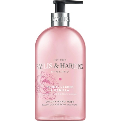 Baylis & Harding tekuté mydlo na ruky Peony Lychee & Vanilla 500 ml