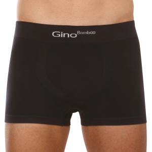 gino Мъжки боксерки Gino бамбукови безшевни черни gino | Cheren | МЪЖЕ | L