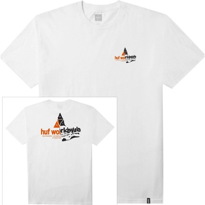 Huf GIGA MELT triPLE triANGLE TEE white
