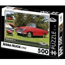 Puzzle Retro-auta č. 10 Škoda Felicia 1960 500 dielov