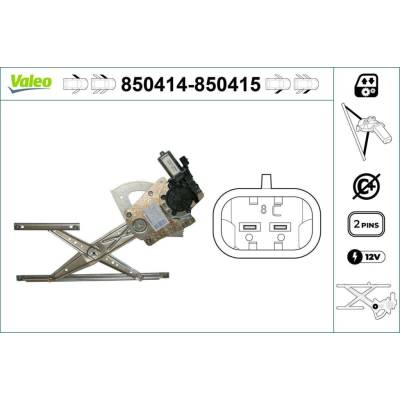 Zvedací zařízení oken VALEO 850414