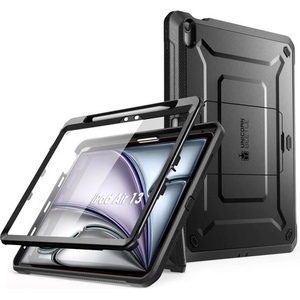 SUPCASE Противоударен Калъф за iPad Air 13" M4/ M3/ M2, Supcase Unicorn Beetle Pro Case, Черен (843439142985)