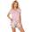 Donna Nicola Дамска пижамаV-63150-Powder Pink - Бордо, размер 42