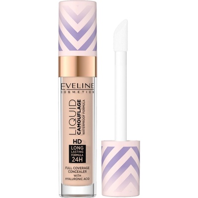 Eveline Cosmetics, Liquid Camouflage vodeodolný maskovací korektor s kyselinou hyalurónovou 2.5 Light Peach 7,5 ml