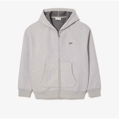 Lacoste Суичър Lacoste Men's Loose Fit Zip Hoodie - Grey CCA