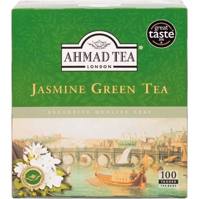 AHMAD TEA Jasmin green tea zelený čaj 100 vrecúšok