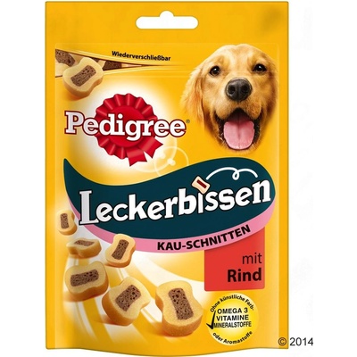 Pedigree Leckerbissen sýr & hovädzie krúžky 6 x 140 g