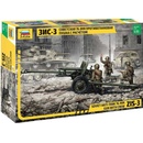 ZVEZDA Model Kit military 3671 ZIS-3 with crew 1:35