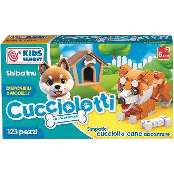 RS Toys Мини конструктор RS Toys Cucciolotti - Шиба ину, 123 части (12252B)