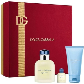 Dolce&Gabbana Light Blue - EDT 75 ml + EDT 5 ml + Shower Gel 4.5 ml за мъже