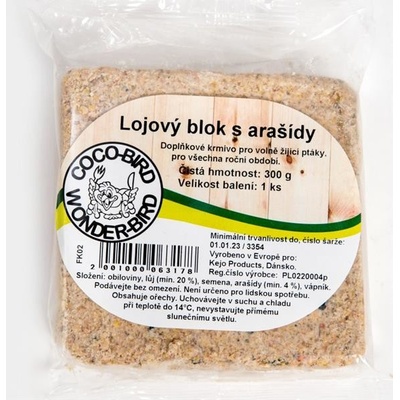 Kejo Lojový blok s arašidy 300 g