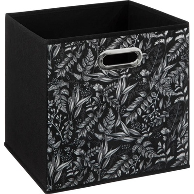 5five Simply Smart Úložný box Organic, 31x31x31 cm, černá