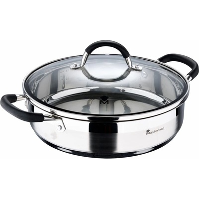 MASTERPRO Servírovacia panvica s pokrievkou nerez FOODIES 28 cm 3,8 litra