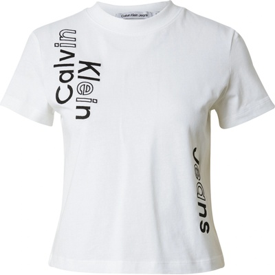 Calvin Klein Jeans Тениска бяло, размер XL