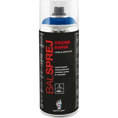Barvy a laky Hostivař vrchní barva ve spreji Ral 5015 nebeská modrá, 400 ml