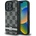 DKNY Калъф DKNY Checkered Pattern & Printed Stripes за iPhone 16 Pro Max - черен (3666339334130)