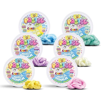 Image 1 of CRAZE Магически разноцветен моделин Craze - Пастел, 80 g, асортимент (C27158)