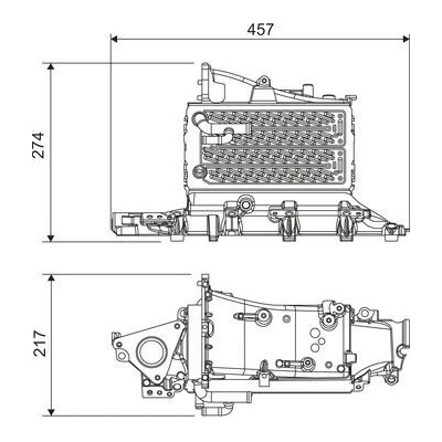 Chladič turba VALEO 818685