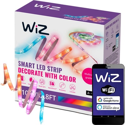 WiZ LED pásek 21W 2700-6500K RGBIC IP20 10m, stmívatelný