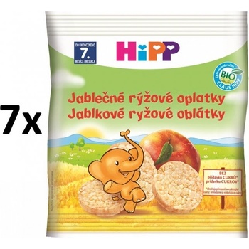 HiPP Bio ryžové oblátky Jablkové 7 x 35 g