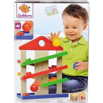 Image 1 of Eichhorn - Дървен Ролбан - Къща с 3 топчета 100002025