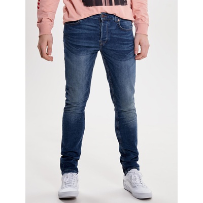 Only & sons Сини тесни дънки с бродиран ефект ONLY & SONS Loom ONLY & SONS | Sin | МЪЖЕ | 28/34
