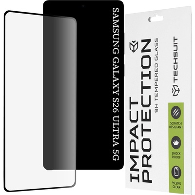 Techsuit Стъклен протектор за Samsung Galaxy S26 Ultra - Techsuit 111D Full Cover - Черен