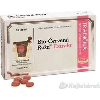 Bio-Červená Ryža Extrakt s monakolínom K 90 tabliet