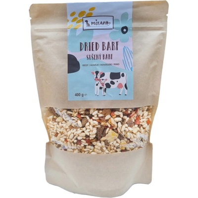 Mixáno Sušený BARF Hovězí 0,4 kg