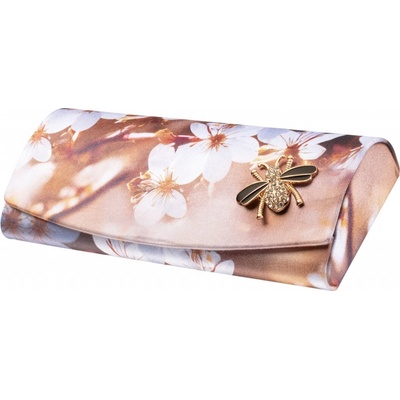 luxusní pouzdro na brýle Lidia hnědá – Zboží Mobilmania