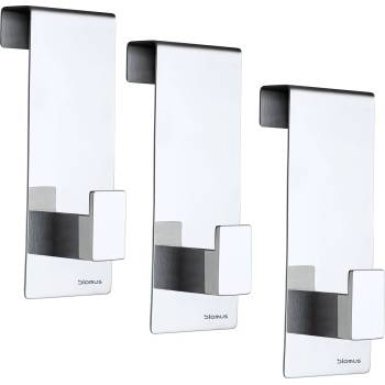 Image 1 of Blomus Кука за палто MENOTO, комплект 3 бр. , за монтаж над вратата, полирана стомана, Blomus (BM65412)