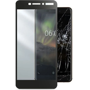 Image 1 of Cellularline Стъклен протектор Cellular Line за Nokia 6 - Черен