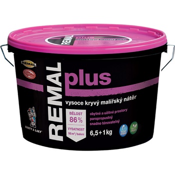 REMAL PLUS - Interiérová farba na steny 100 - biela 7,5 kg