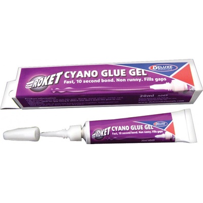 Deluxe Materials Roket Cyano Gel gelové vteřinové lepidlo 20 ml
