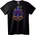 NOONEBRAND Тениска Светещ Череп Воин - 2XL, Black