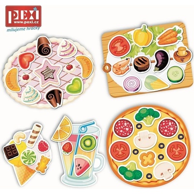 PEXI Velcro skládačky Vaření Cooking