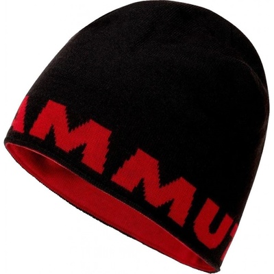Mammut čiapky Logo Beanie čierna /červená