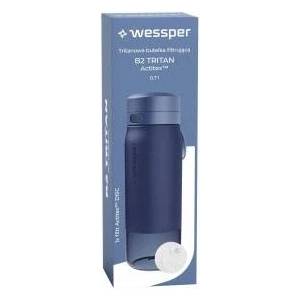 WESSPER Tritan water filtration bottle WESSPER 700ml navy blue