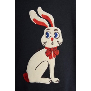 Mini Rodini суичър за деца от памук Rabbits (26720102)
