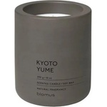 Blomus (Германия) Ароматна свещ BLOMUS FRAGA с аромат Kyoto Yume - Ø6.5 х 8 см - цвят сиво-кафяв (BLOMUS 65952)