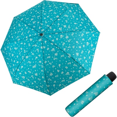 Derby Hit Mini dámsky skladací dáždnik aqua blue