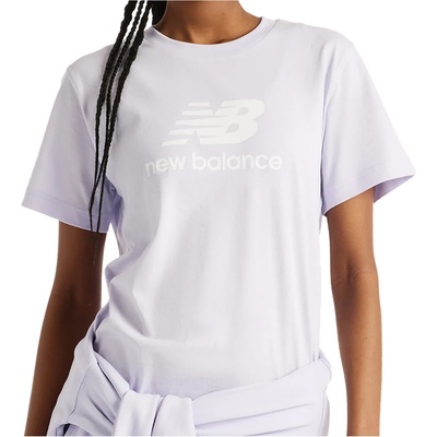 New Balance Дамска тениска New Balance Women's Sport Essentials Jersey Logo T-Shirt - Smoked Violet - размер XS (916-6687-0711)