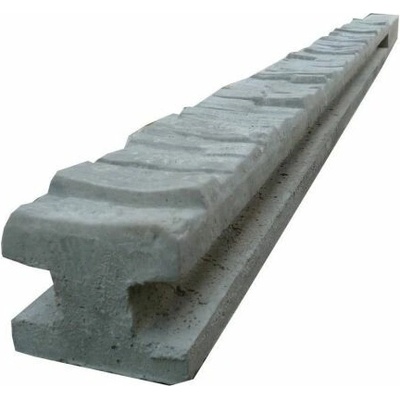 REMU Betonový sloup oboustranně ozdobný - břidlice, 270 cm