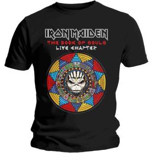 Iron Maiden Book of Souls Live Chapter Тениска с къс ръкав Black M (IMTEE69MB02)