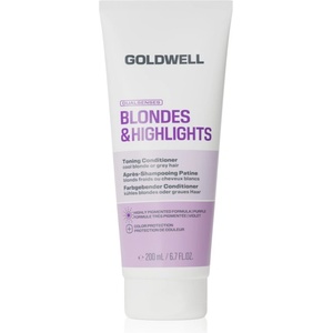 Goldwell Dualsenses Blondes & Highlights Toning Conditioner тониращ балсам с лилави пигменти 200ml